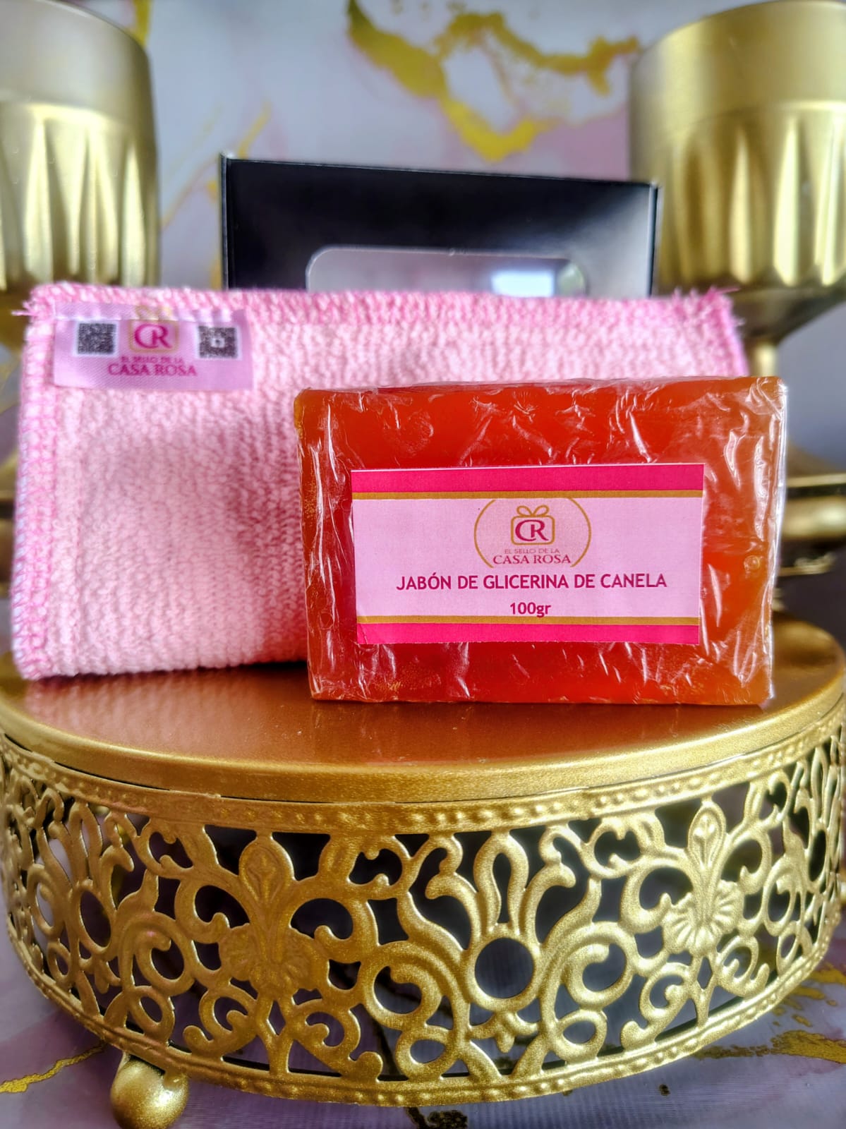 Jabón de glicerina de Canela