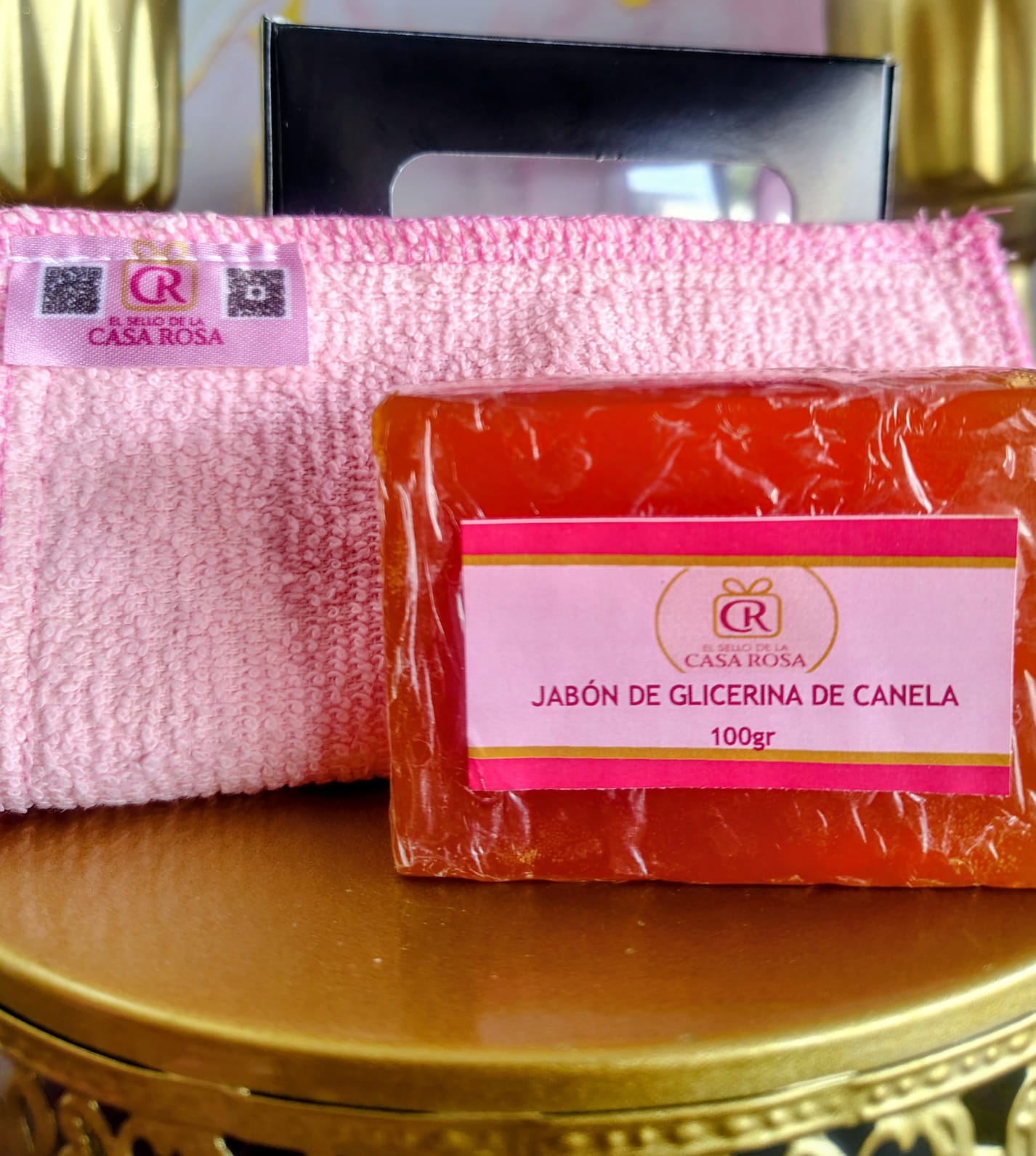 Jabón de glicerina de Canela