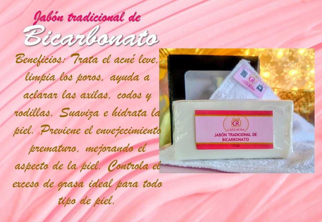 Jabón Tradicional Bicarbonato 100gr