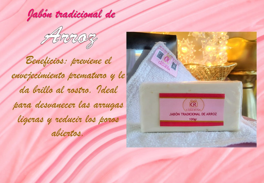 Jabón Tradicional Arroz 100gr