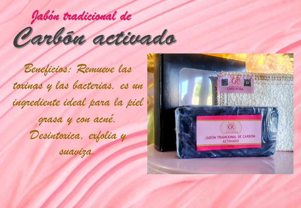 Jabón Tradicional Carbón Activado 100gr