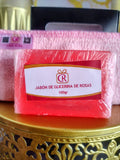 Jabón Glicerina Pétalos de Rosa 100gr