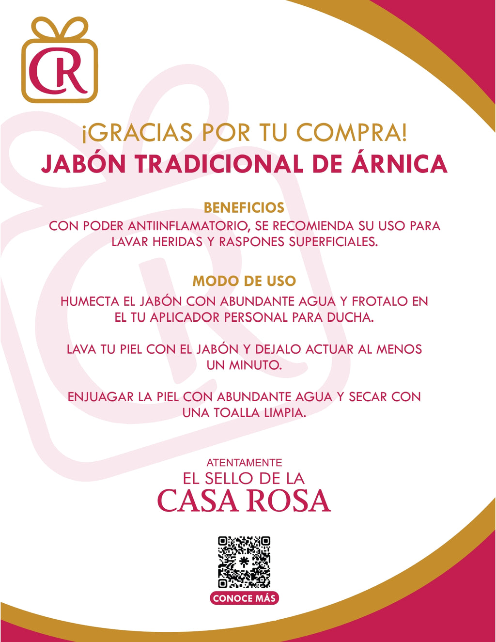 Jabón Tradicional Árnica 100gr