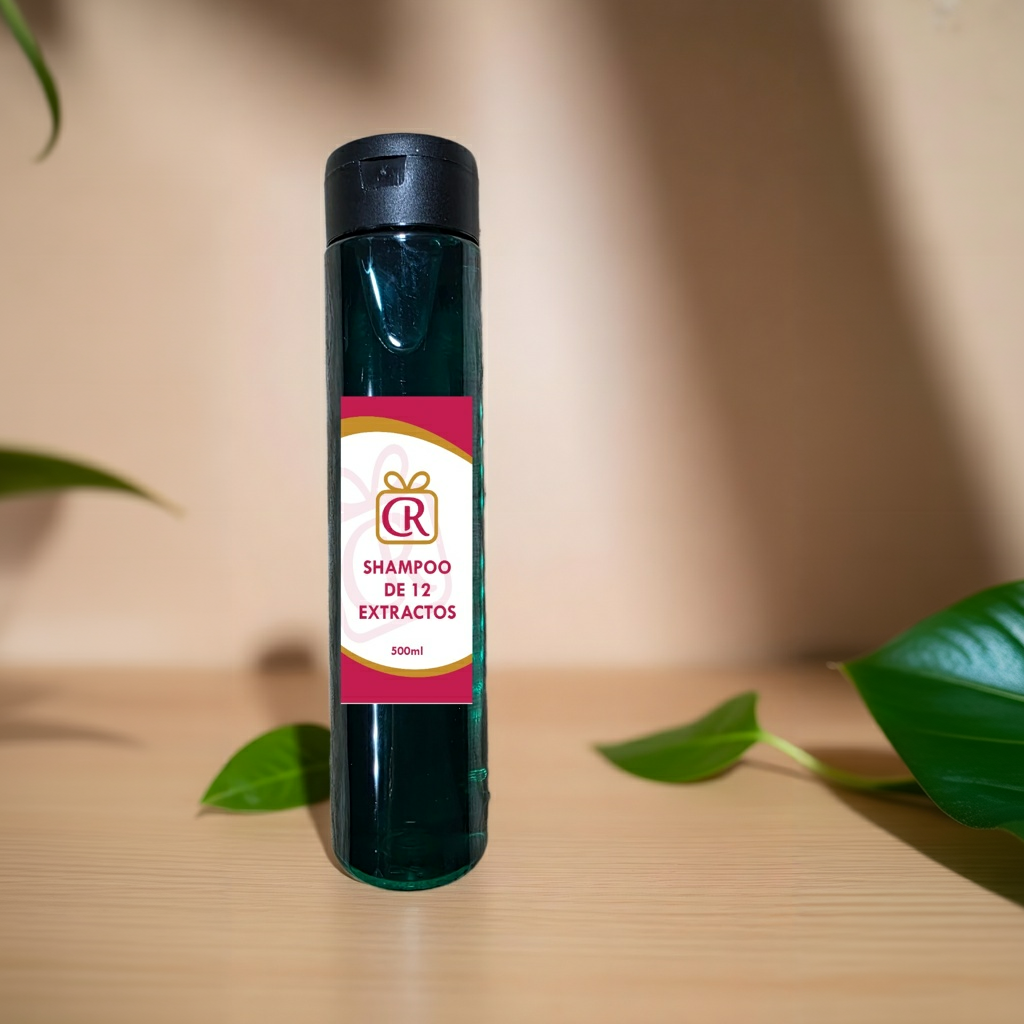 SHAMPOO DE 12 EXTRACTOS 500ML