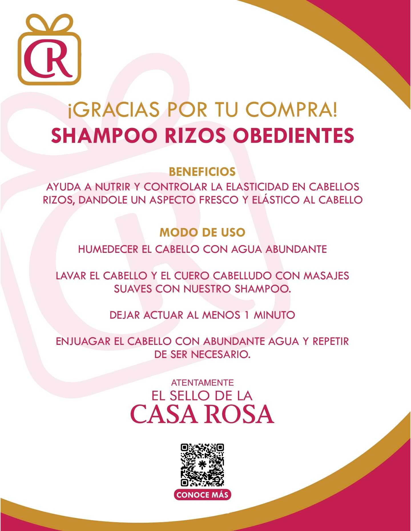SHAMPOO RIZOS OBEDIENTES 500ML
